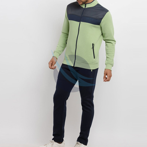 Vente en gros de survêtement deux pièces pour hommes, tenue de sport, coupe régulière, imprimé, pantalon de jogging 100% coton pour l'entraînement en salle de sport, tenue décontractée - Product Image 5
