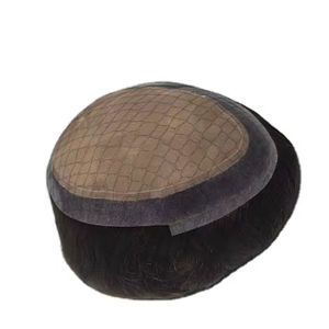 100% Human Hair silk Pro Remy Virgin Raw Toupee Wig Taz Indian Hair - Product Image 2