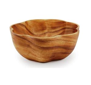 Acacia Wood Bowls 1 Top Selling Salad Bowl Platter Customized Size Made in India - Product Image 5