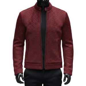 Veste d'hiver moderne en cuir véritable avec fourrure de vache, style vintage - Product Image 1