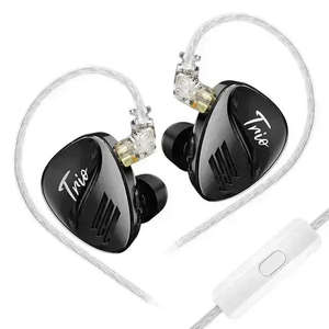 CCA Trio hybride IEM 3DD dynamique <span class=keywords><strong>haut</strong></span> <span class=keywords><strong>de</strong></span> <span class=keywords><strong>gamme</strong></span> accordable dans l'oreille HiFi écouteur moniteur interrupteur réglage <span class=keywords><strong>filaire</strong></span> <span class=keywords><strong>casque</strong></span> - Product Image 1