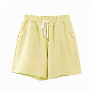 Pantalones cortos de chándal para mujer, novedad de verano con estampado de logotipo personalizado al por mayor, color sólido, informales, con cordón, ropa de calle, pantalones cortos para mujer - Product Image 4