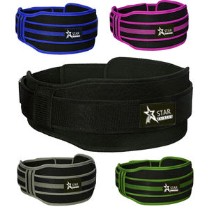 Cinturón de gimnasio de levantamiento de pesas de neopreno de alta calidad neón gris para levantamiento de pesas y Fitness personalizable con logotipo - Product Image 3