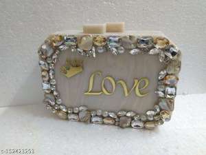 กระเป๋าคลัทช์เรซิ่นแฟชั่นงานแฮนด์เมด ดีไซน์เฉพาะตัว เป็นมิตรกับสิ่งแวดล้อม คุณภาพพรีเมียม สินค้ามาใหม่ รูปทรงกระเป๋าถือสำหรับออกงานกลางคืน - Product Image 2