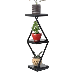 Modern Metal Plant <b>Stand</b> Garden Flower Shelf Indoor Container Flower <b>Pot</b> Shelf Marble Decorative Planter Rack - Product Image 6