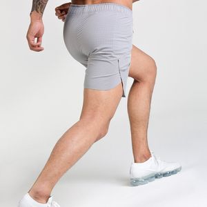 Short de Sport Homme Taille Haute Logo Personnalisé Grande Taille Short de Sport en Coton Pantalon Court Décontracté avec Poches Motif Sublimé - Product Image 5