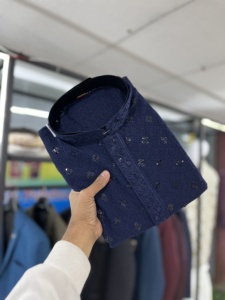 Prêt à l'emploi Coton Menes Kurt Avec Pyzama au prix de gros de l'Inde - Product Image 5