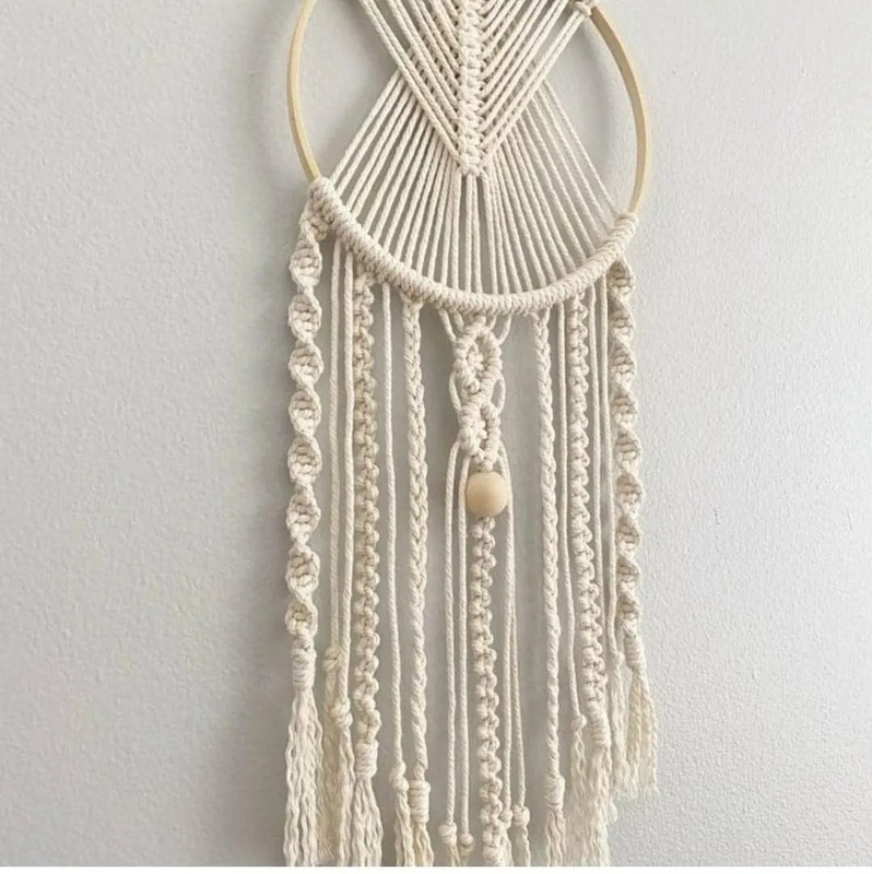 Handmade Bohemian Cotton Woven Macrame Dreamcatcher