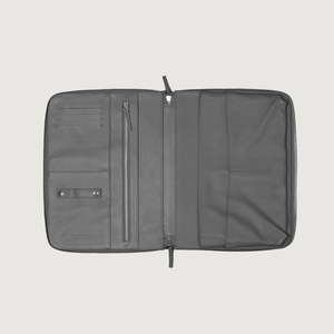 Organizador de Cuero Gris Elegante para Bolsos y Maletines de Negocios - Product Image 4