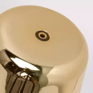 Lámpara de Escritorio LED Ecológica GoldGuardians, Diseño Nórdico Europeo Flexible, Cuerpo de Hierro, Madera y Metal, 220V CA, Batería, para Dormitorios y Habitaciones - Product Image 4