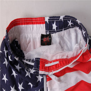 Pantalones Cortos Estampados de Cintura Media de Secado Rápido para Hombre, para Verano, Deportes Casuales, Playa, Transpirables, Holgados, Cinco Cuartos - Product Image 3