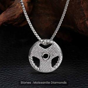 Collar con Colgante de Diamantes de Imitación VVS de Lujo, Estilo Hip Hop, con Diseño de Barra de Plata 925 para Joyería Masculina a Bajo Precio - Product Image 4