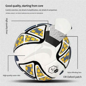 Ballon de football d'école d'équipe sportive de qualité supérieure pour le football en cuir de match d'entraînement de sports de plein air - Product Image 3