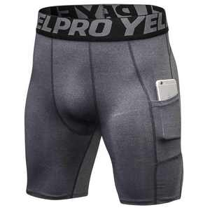 Logo personnalisé Bas quantité minimale de commande Serré Hommes Running Gym Shorts Compression Shorts Private Label Fitness Shorts pour Hommes - Product Image 4