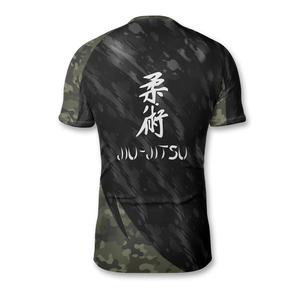 UPF 50 + Rash Guard à manches courtes pour le surf et la plongée en apnée Chemise de sport aquatique à séchage rapide Usine OEM Logo et couleurs personnalisés - Product Image 6