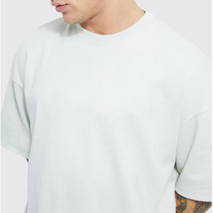 Camisetas personalizadas, camiseta para hombre, ropa de calle, camisetas de gran tamaño con cuello redondo y cuello redondo, camiseta de peso pesado con hombros caídos para hombre - Product Image 3