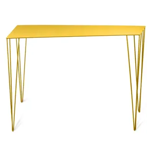Table console en métal solide longue et étroite moderne personnalisée en usine pour couloir au prix de gros - Product Image 5