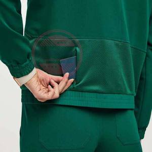 Logotipo personalizado Scrub Jacket Hospital Uniformes de enfermería Mangas largas Scrub Chaquetas - Product Image 5