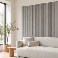 Panneau acoustique en PET moulé en 3D Kuswave |   Panneau acoustique intégré 3D en fibre de polyester, feutre acoustique thermoformé 2400x1200