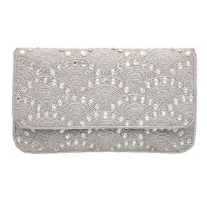 Bolso de mano bordado con cuentas de semillas de moda para mujeres y niñas, bolso de mano con cuentas hecho a mano para mujeres y niñas con estilo - Product Image 3