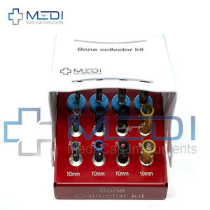 Kit de collecteur d'os dentaire avec bouchons Kit de collecteur d'os d'implant Kit de perceuses - Product Image 2