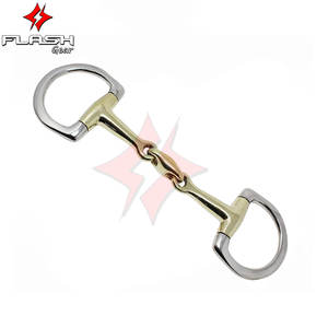 ชุดฝึกขี่ม้าสีทองเหลืองทรงไข่แบบคู่สำหรับขี่ม้าแบบอังกฤษมีความแข็งแรงทนทานและอ่อนโยน - Product Image 6