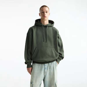 <b>Men's</b> <b>green</b> oversized <b>hoodie</b> relaxed fit soft fleece casual style perfect for everyday wear and comfort - Product Image 1