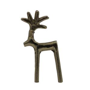 รูปปั้นกวางเรนเดียร์อลูมิเนียมดีไซน์ทันสมัยรูปปั้นแบบนามธรรมทำจากทองเหลืองสำหรับตกแต่งบ้านห้องนั่งเล่นประติมากรรมตั้งโต๊ะ - Product Image 1