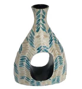 Florero con incrustaciones de nácar natural de alta calidad de la mejor calidad de florero de La India - Product Image 4