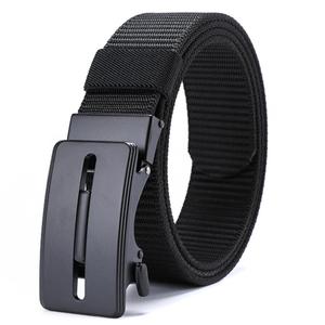 Ceintures en nylon pour hommes, style business casual, à fermeture automatique, vente en gros - Product Image 2
