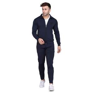 Logo personnalisé Sweat à capuche avec fermeture éclair Imprimé de litière personnalisée Veste et pantalon à col pour hommes Survêtements de jogging pour hommes - Product Image 6