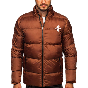 Nouvelle veste d'hiver tendance personnalisée avec logo, 100% polyester respirant, veste matelassée à fermeture éclair imprimée par MIANBRO ENTERPRISES - Product Image 1