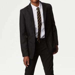 Suministro de Fábrica, Blazer Escolar Personalizado para Niños, 100% Algodón, Corbatas, Color y Talla Personalizados, Estilo Urbano Unisex - Product Image 1