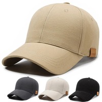 Casquettes de baseball unisexes sportives vintage en coton, brodées à la main, imperméables, 5 panneaux, 62-69 cm, pour l'extérieur
