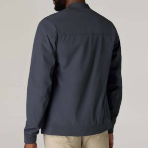 Bombardier en satin réversible léger de haute qualité Veste d'hiver pour hommes Poche surdimensionnée Logo imprimé personnalisé High-Street pour garçons - Product Image 4