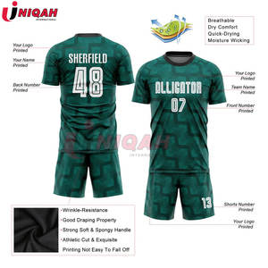 Camisetas de fútbol para hombre-Camiseta de fútbol de manga corta con pantalones cortos de fútbol, uniformes de entrenamiento Equipo de fútbol de alta calidad - Product Image 5