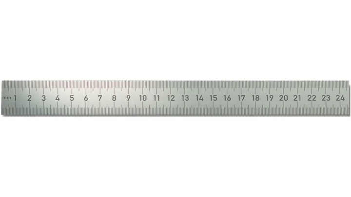 High Quality Stainless Steel Hot Sales 200 300 500 1000 mm Standard Double Scale Thickening Steel Ruler