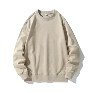 เสื้อฮู้ดแบบสวมหัวแขนยาวโอเวอร์ไซส์สำหรับผู้ชายซักแบบซีดวินเทจสีดำซีดจาง - Product Image 4