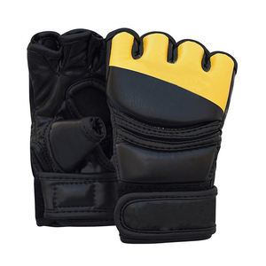 <b>Fitness</b> <b>Gloves</b> Fighting Customized Open Finger best material Leather Professional Men MMA <b>Gloves</b> Boxing Sports Men MMA <b>Gloves</b> - Product Image 1