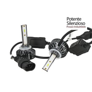 Kit completo Led Cob H27 880 PG13 881 PGJ13 26W Real 12V con ventola di raffreddamento silenziosa presa regolabile 2200 Lumen- - Product Image 1