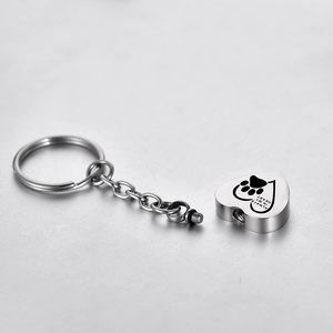 Siempre en mi corazón Unisex Metal Cremación Joyería Tamaño personalizado Memorial Recuerdo Corazón Urna Llavero para hombres Mujeres Almacenamiento de cenizas - Product Image 6