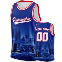 Maillot de basket-ball personnalisé Denver, nom et numéro personnalisés, débardeur en maille sublimée, unisexe, adulte, toutes saisons, vêtements de sport respirants