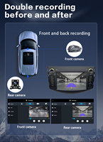 Lecteur multimédia automobile Linux 7 pouces pour Toyota RAV4 2006-2012, CarPlay sans fil, navigation GPS automatique, DSP, radio, lecteur audio