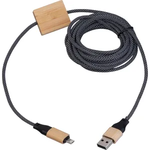 Cavo USB Promozionale Personalizzato da 3m per Ricarica Rapida - Product Image 1