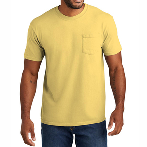 Camiseta de algodón con cuello redondo para hombre, ropa de calle clásica, tela suave, tendencia diaria, Top de moda - Product Image 2
