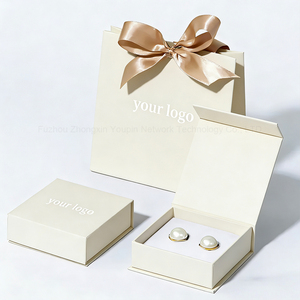 Factory Custom Jewelry Luxury Magnetic Flap Paper Box <strong>Wedding</strong> Favors Gift Packaging Box with Logo for Necklace Earring Bracelet - Product Image 4