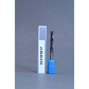 METALDUR 5.5x28x66 SC Foret court 45HRC Forets en carbure pour machines-outils - Product Image 1