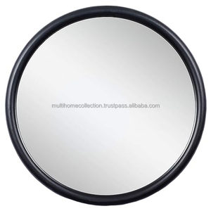 Miroirs muraux en métal de conception tendance avec bords en zigzag plaqué argent nouveau miroir mural de style moderne pour bassin - Product Image 6