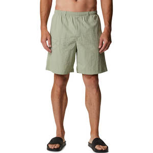 Pantalones Cortos Casuales de Verano para Hombre con Logotipo Personalizado, 100% Algodón, Cintura Elástica, Ecológicos, de Secado Rápido, Tinte Liso, Diseño Sólido - Product Image 1