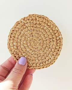 Very Unique High quality Raffia Round <b>Placemats</b> with iron frame from Vietnam's Artisan - Product Image 2